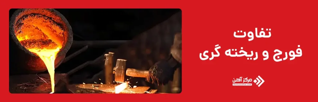 تفاوت فورج و ریخته گری