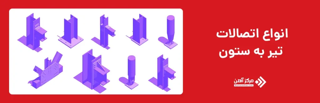 انواع اتصالات تیر به ستون