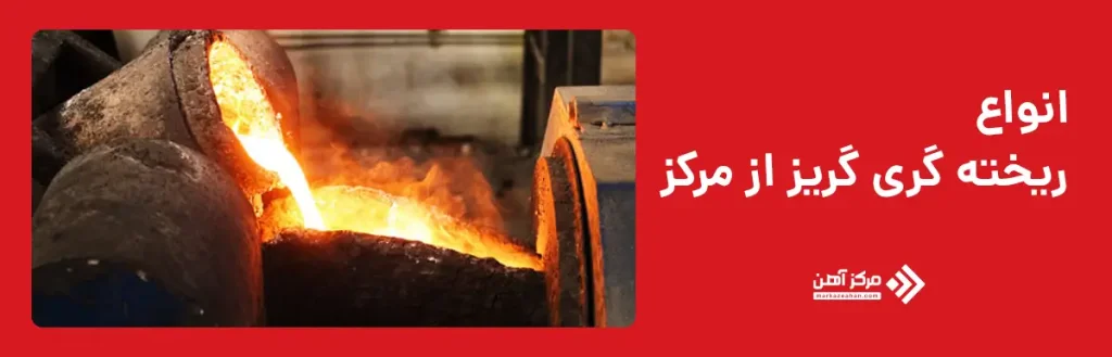 انواع ریخته گری گریز از مرکز