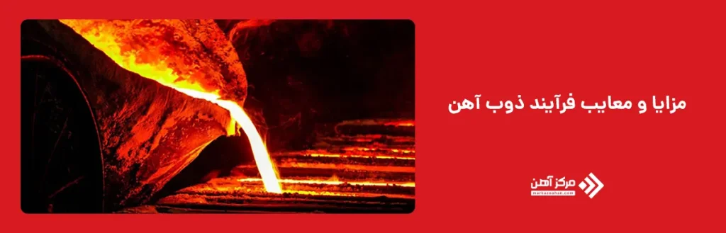 مزایا و معایب فرآیند ذوب آهن