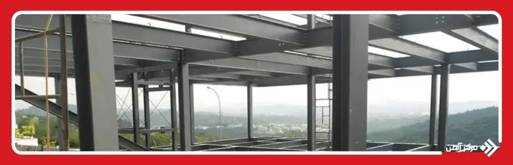 هزینه نصب و مونتاژ اسکلت فلزی ساختمان دو طبقه