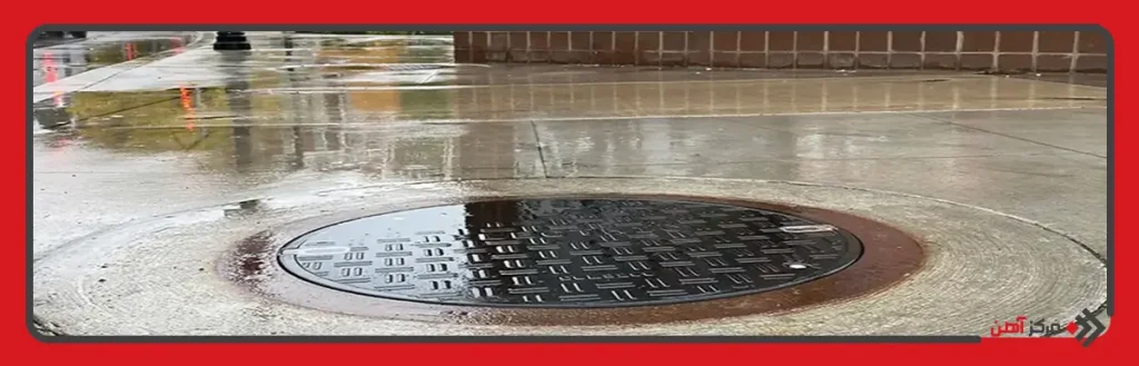 ارتفاع مناسب نصب دریچه بازدید فاضلاب از کف چقدر است؟
