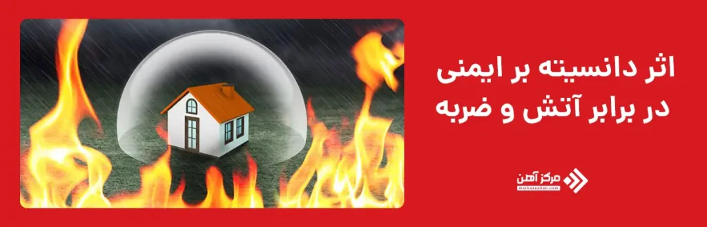 اثر دانسیته بر ایمنی در برابر آتش و ضربه