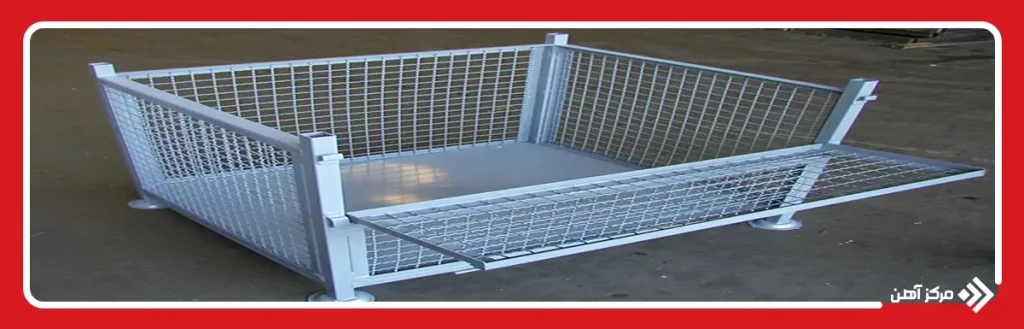 تاثیر طراحی و ابعاد بر قیمت پالت فلزی