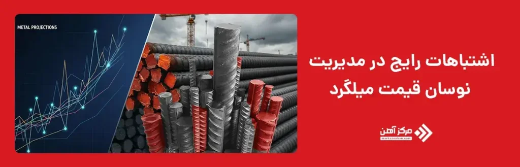 اشتباهات رایج در مدیریت نوسان قیمت میلگرد