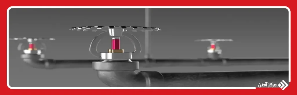 سیستم اسپرینکلر می تواند آتش سوزی را در چند ثانیه اولیه مهار کند.