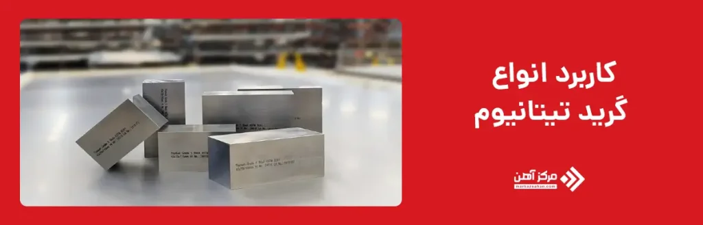 کاربرد انواع گرید تیتانیوم