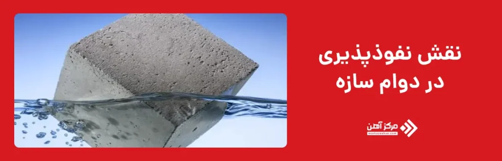 نقش نفوذپذیری در دوام سازه