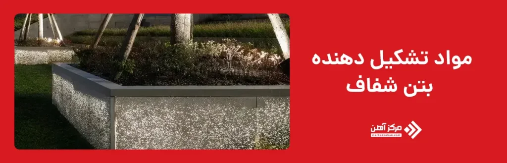 مواد تشکیل دهنده بتن شفاف