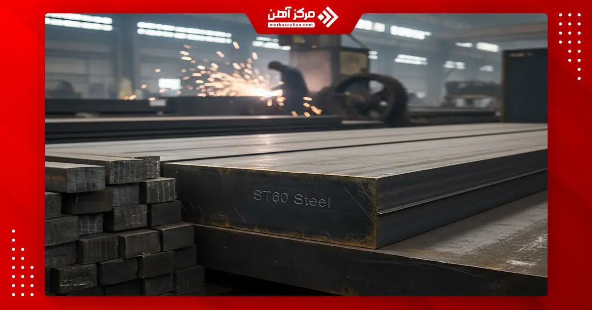 فولاد st60 چیست؟ بررسی مشخصات فنی و کاربردها - مرکزآهن