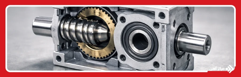 گیربکس حلزونی کتابی