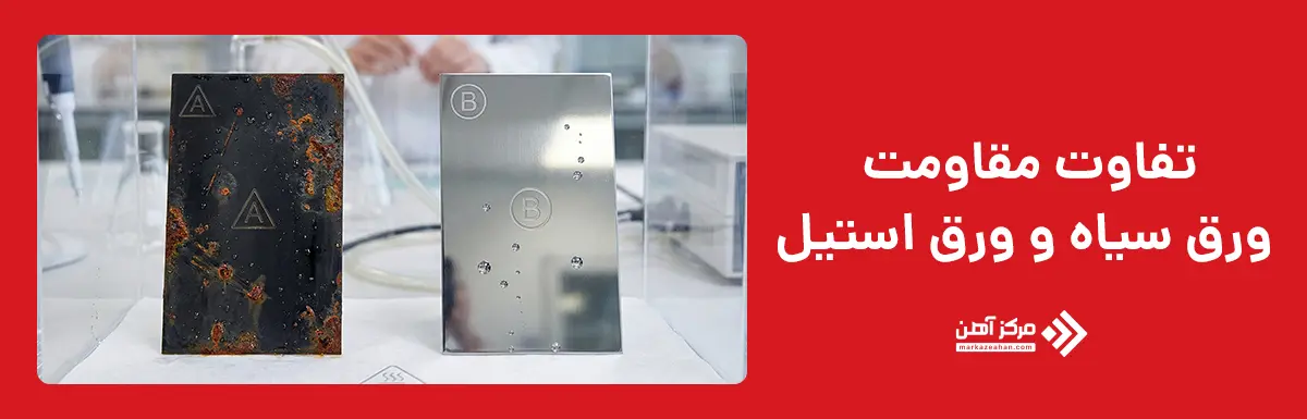 تفاوت ورق استیل و ورق سیاه از نظر مقاومت