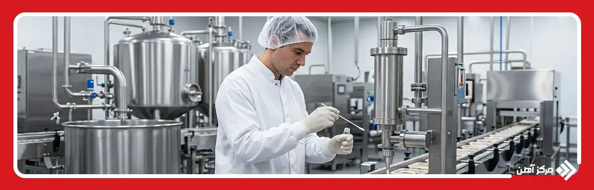 استانداردهای استفاده از استیل در صنایع غذایی