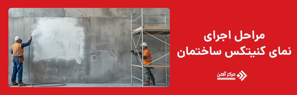مراحل اجرای نمای کنیتکس ساختمان