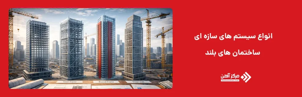 انواع سیستم های سازه ای ساختمان های بلند
