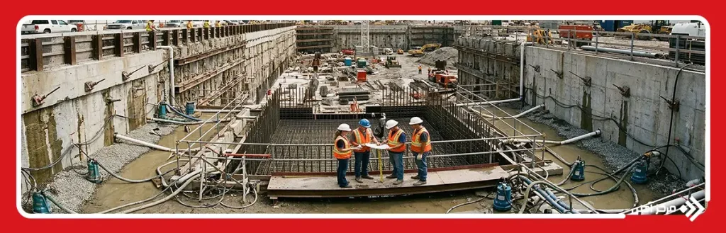 بهترین روش آب بندی گود در پروژه های ساختمانی