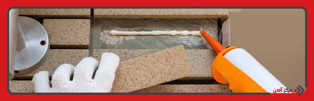 نحوه استفاده از چسب سنگ