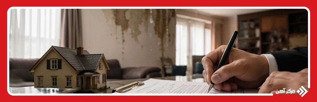 ثبت دادخواست خسارت ترکیدگی لوله