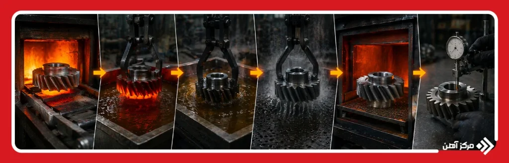 مراحل انجام مارتمپرینگ