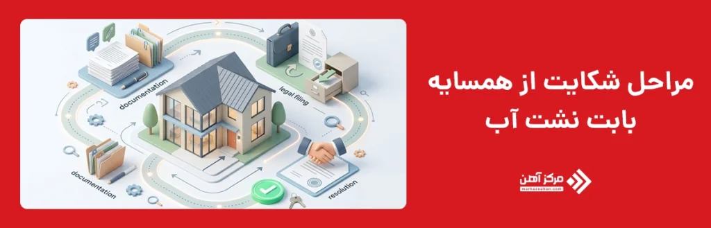 مراحل شکایت از همسایه بابت نشت آب