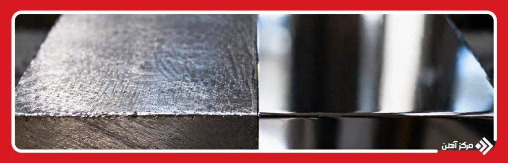 فرق پرداخت و سنگ زنی در نتیجه نهایی