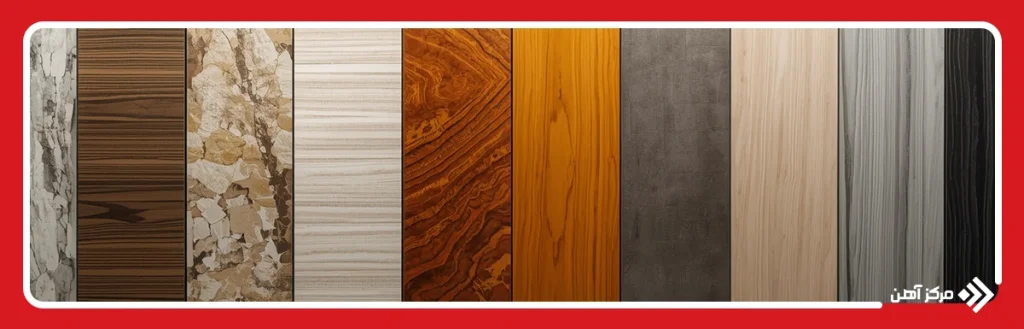 تفاوت تایل با پانل پی وی سی در رنگ‌ بندی