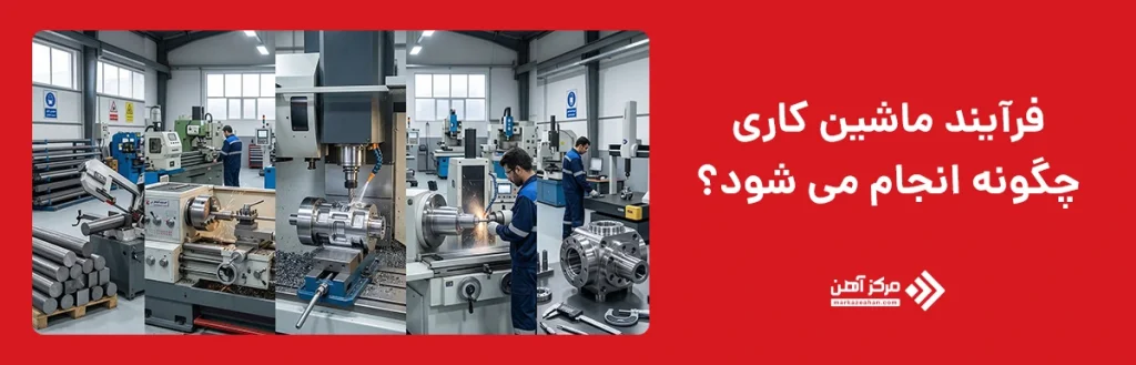 فرایند ماشین کاری چگونه انجام می شود؟