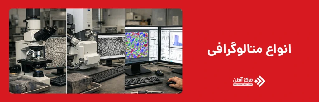 انواع متالوگرافی