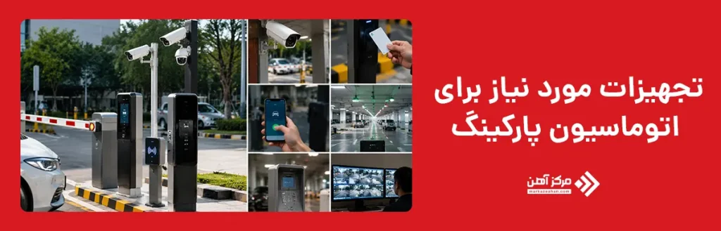 تجهیزات مورد نیاز برای اتوماسیون پارکینگ