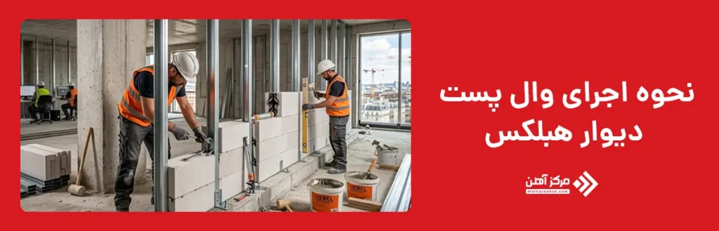 نحوه اجرای وال پست دیوار هبلکس