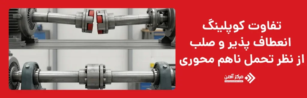 تفاوت کوپلینگ انعطاف پذیر و صلب از نظر تحمل ناهم محوری