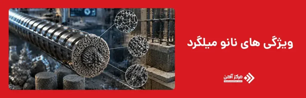 ویژگی های نانو میلگرد