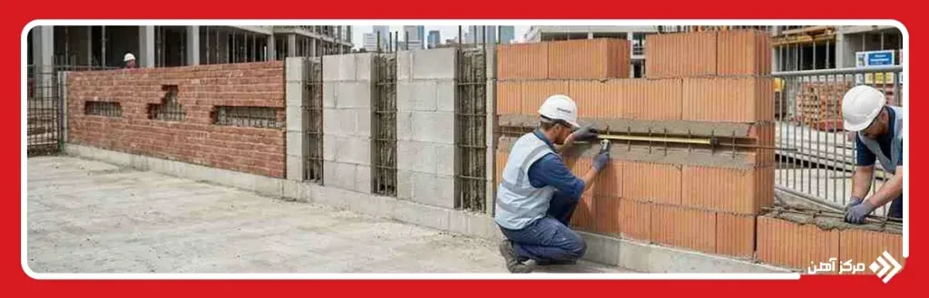 ضوابط اجرا در دیوار سفالی