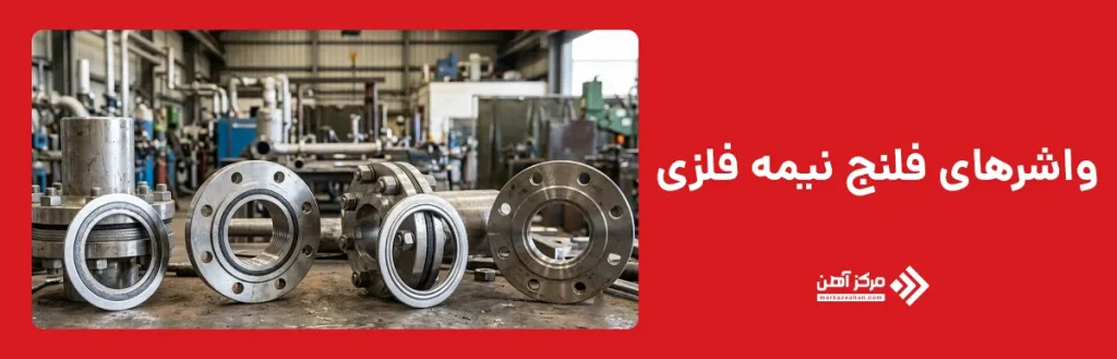 واشرهای فلنج نیمه فلزی