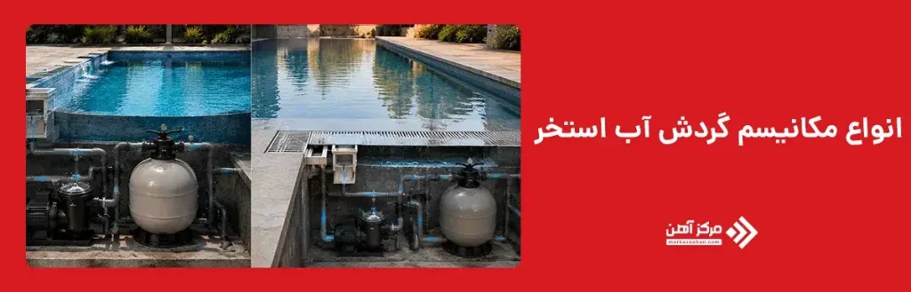 انواع مکانیسم گردش آب استخر