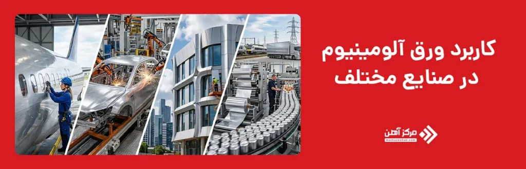 کاربرد ورق آلومینیوم در صنایع مختلف