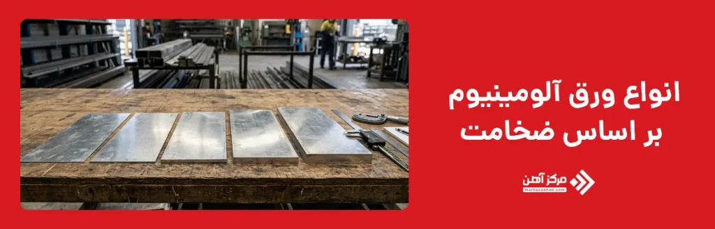 انواع ورق آلومینیوم بر اساس ضخامت
