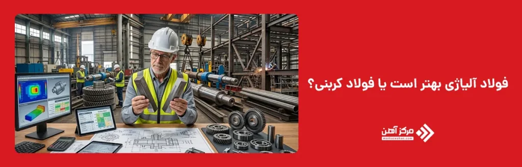 فولاد آلیاژی بهتر است یا فولاد کربنی؟