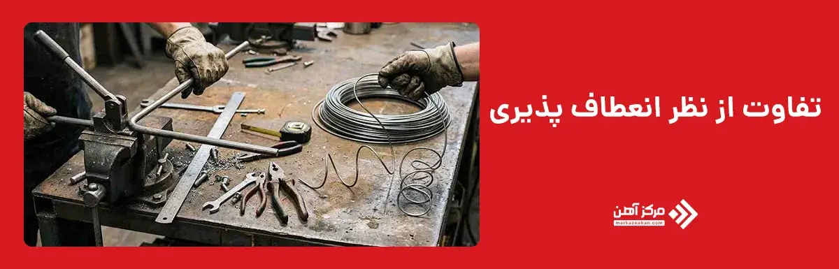 تفاوت از نظر انعطاف پذیری