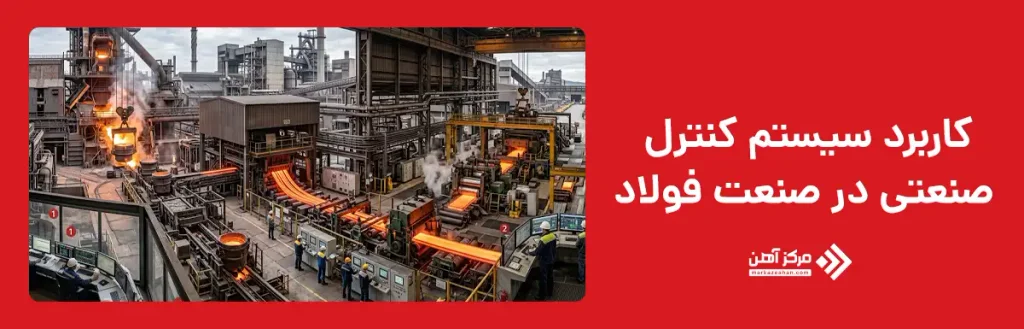 کاربرد سیستم کنترل صنعتی در صنعت آهن و فولاد