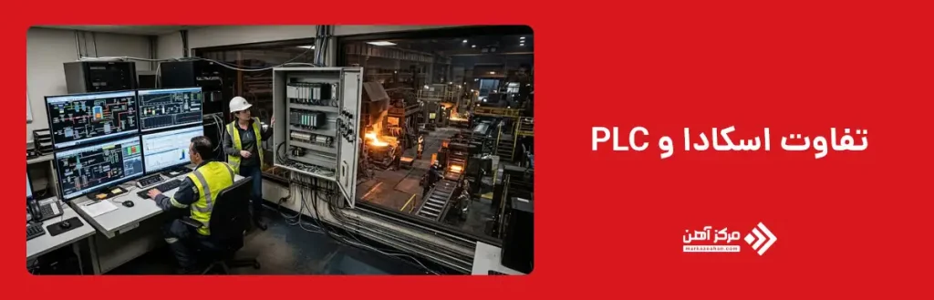 تفاوت اسکادا و PLC چیست؟