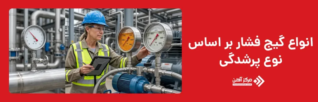 انواع گیج فشار بر اساس نوع پرشدگی