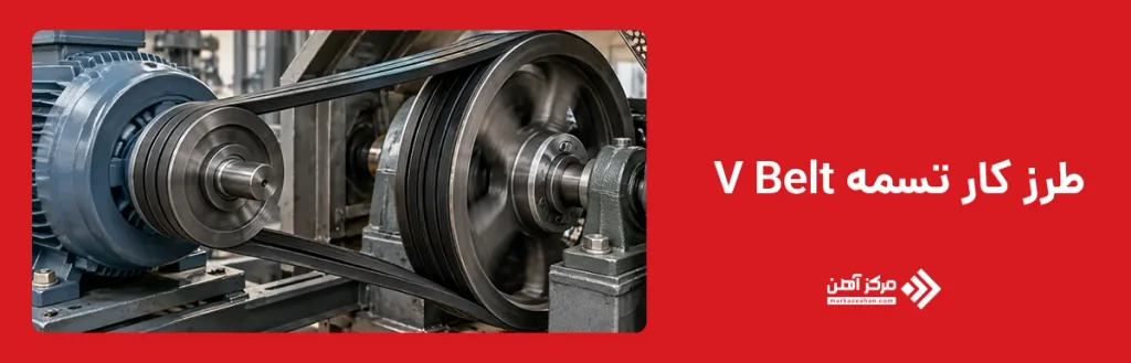 تسمه V Belt چگونه کار می کند؟