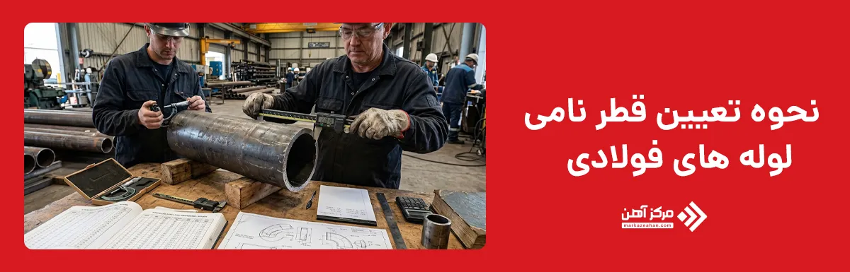 نحوه تعیین قطر نامی لوله های فولادی