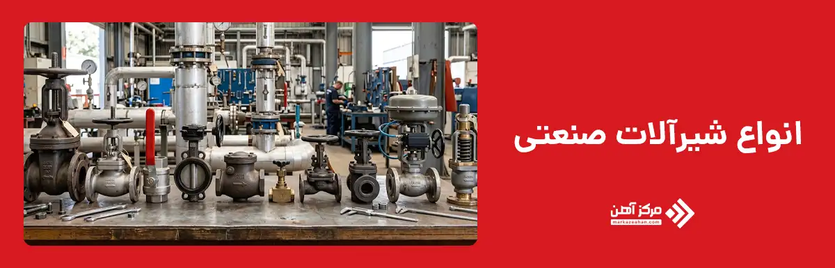 انواع شیرآلات صنعتی