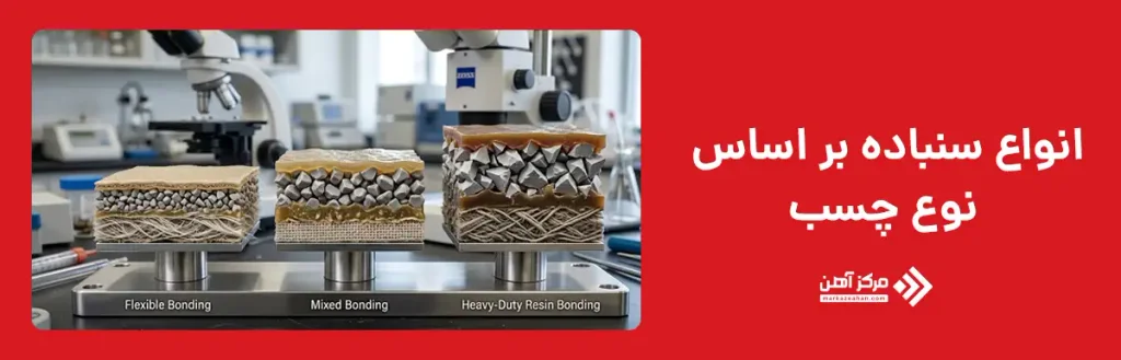 انواع سنباده بر اساس نوع چسب