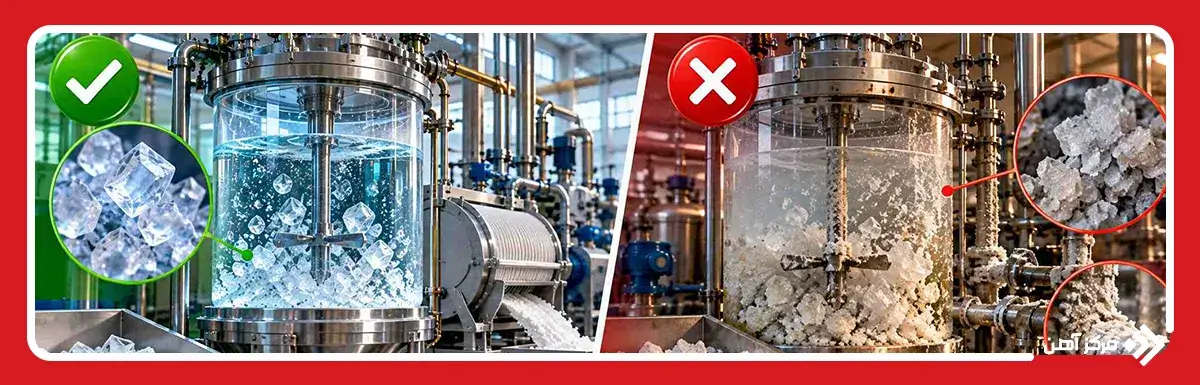 مزایا و معایب فرایند کریستالیزاسیون