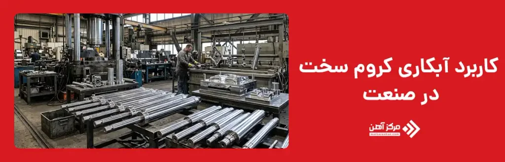 کاربرد آبکاری کروم سخت در صنعت