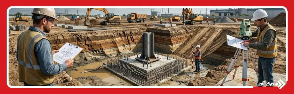 عوامل موثر بر تعیین عمق چاله صفحه ستون