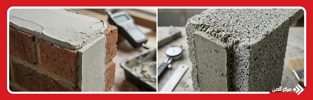 تفاوت از نظر چسبندگی